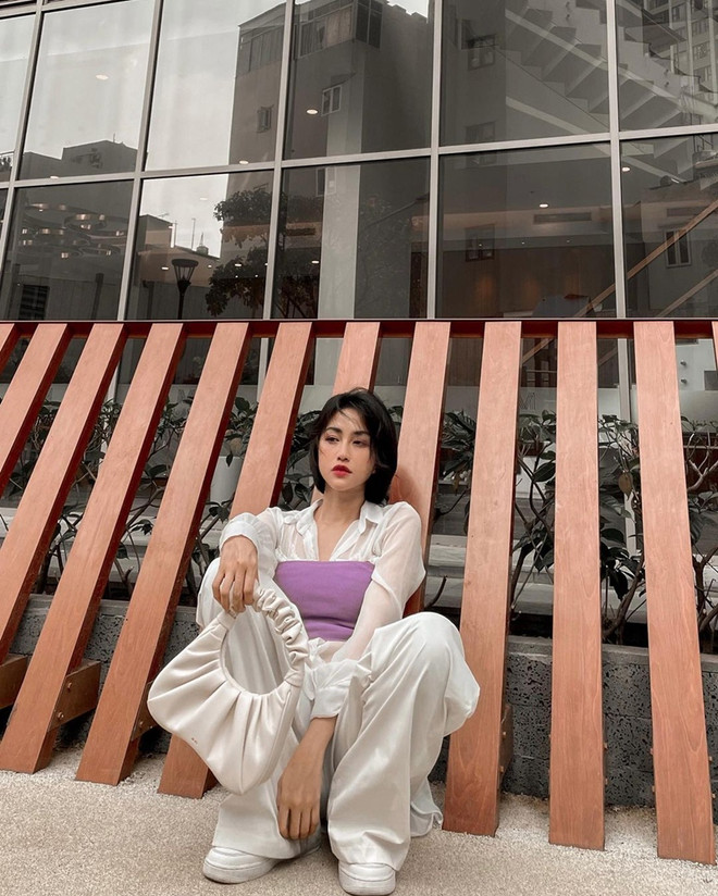 Tan chảy với street style "kẹo ngọt," ngập màu pastel của sao Việt ảnh 10