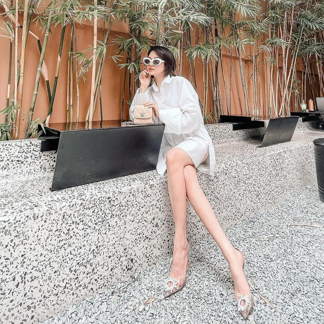 Tan chảy với street style "kẹo ngọt," ngập màu pastel của sao Việt ảnh 19