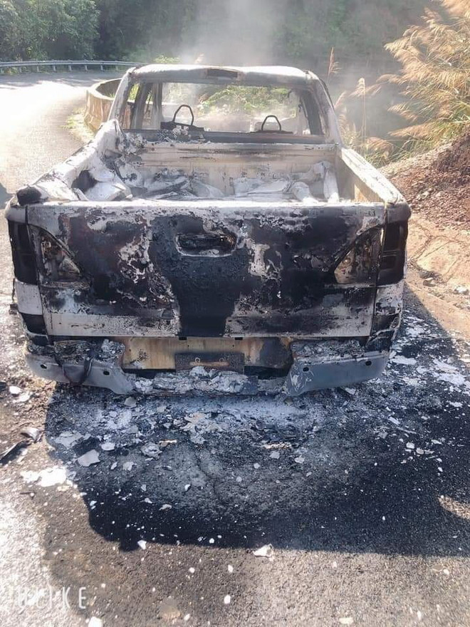 Đắk Nông: Phát hiện một thi thể bị cháy biến dạng trong xe ôtô ảnh 3