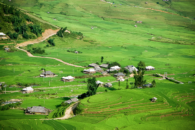 Mù Cang Chải đẹp như tranh vẽ vào mùa những con nước đổ ải ảnh 2
