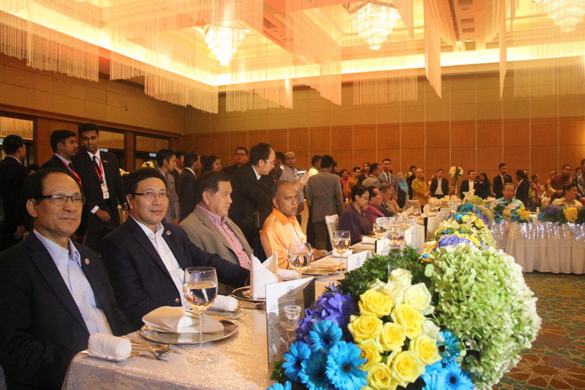 Phó Thủ tướng Phạm Bình Minh dự chiêu đãi các quan chức ASEAN ảnh 1