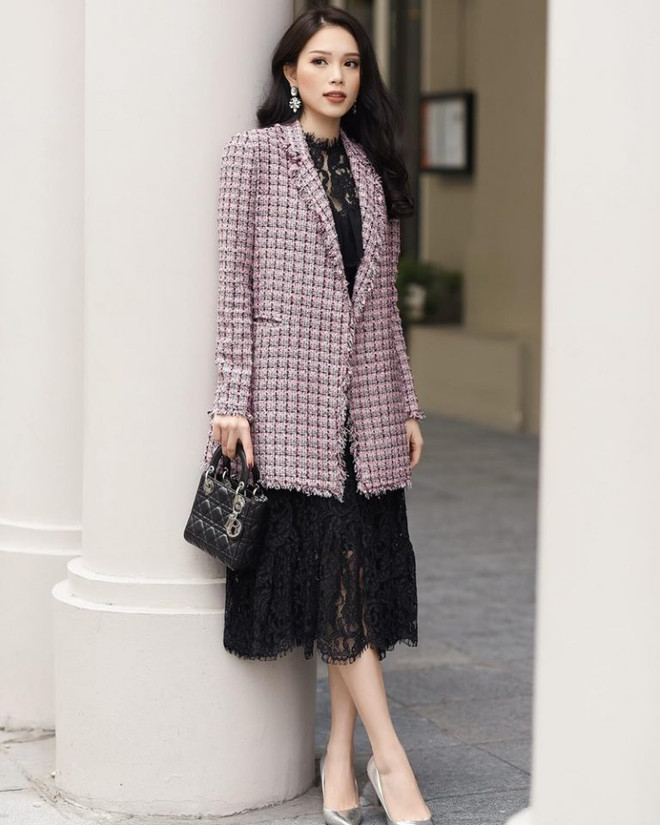 Quý cô thời trang Việt khoe sắc ngọt ngào trong trang phục nữ tính ảnh 1