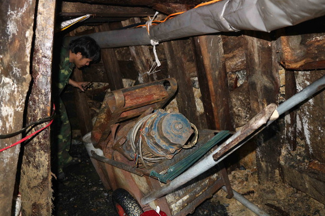 Lâm Đồng triệt phá hầm khai thác thiếc trái phép dài hàng trăm mét ảnh 1