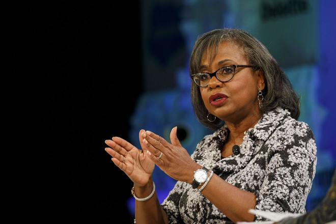 Giáo sư luật Anita Hill. (Nguồn: bloombergquint.com) Mỹ: Cuộc khảo sát lớn nhất về nạn quấy rối tình dục tại Hollywood ảnh 1