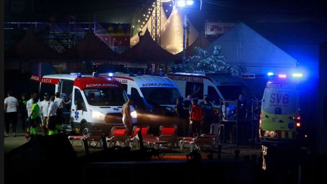 Sập sân khấu sự kiện tại Tây Ban Nha khiến 18 người thương vong ảnh 1