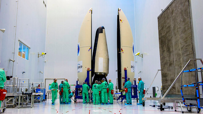 Châu Âu phóng tàu vũ trụ thử nghiệm tại sân bay Guyana ảnh 1