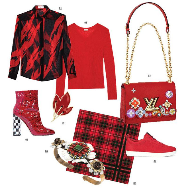 Muôn vàn sắc thái đỏ khi trời se lạnh của các thương hiệu hàng đầu ảnh 2