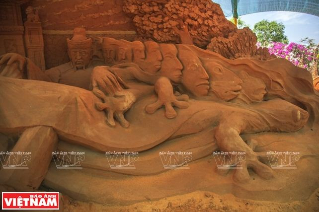 Chiêm ngưỡng vẻ đẹp nghệ thuật từ cát tại "thủ đô resort" Mũi Né ảnh 14