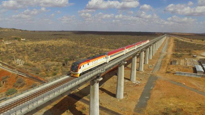 Một phần của dự án Đường sắt khổ tiêu chuẩn (SGR) Kenya. (Nguồn: Kenya Railways) Các siêu dự án cơ sở hạ tầng đang định hình tương lai châu Phi ảnh 2