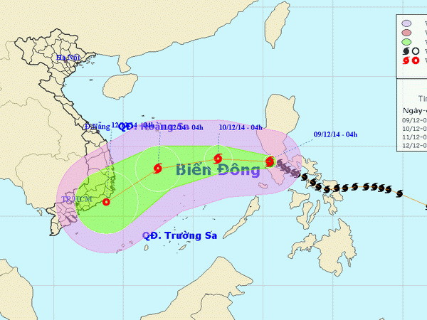 Bão Hagupit kết hợp không khí lạnh gây cấp độ rủi ro thiên tai cấp 3 ảnh 1
