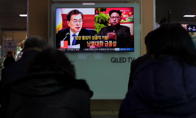 Hai miền Triều Tiên bắt đầu đàm phán tại làng đình chiến Panmunjom ảnh 1