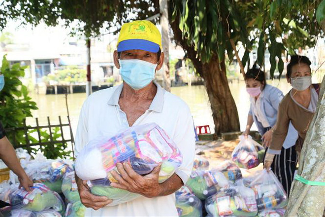 Chợ 0 đồng và những bữa cơm nghĩa tình đất Tây Đô trong đại dịch ảnh 2