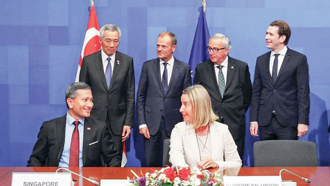 Những khía cạnh mới trong quan hệ thương mại Singapore-EU ảnh 2