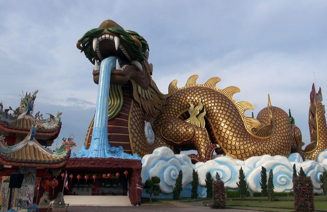 Bảo tàng hậu duệ Rồng tiên tại Suphan Buri. (Ảnh: Hà Linh/Vietnam+) Suphan Burin - nơi hội tụ sự đa dạng về truyền thống văn hóa ảnh 1