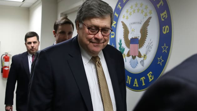 Bộ trưởng Tư pháp Mỹ William Barr. (Nguồn: Getty Images) Bộ trưởng Tư pháp Mỹ cáo buộc Huawei, ZTE gây ra mối đe dọa an ninh ảnh 1