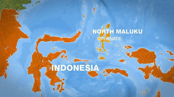 Khu vự xảy ra động đất. (Nguồn: aljazeera.com) Động đất 7,1 độ ở Indonesia, ban bố cảnh báo sóng thần ảnh 1