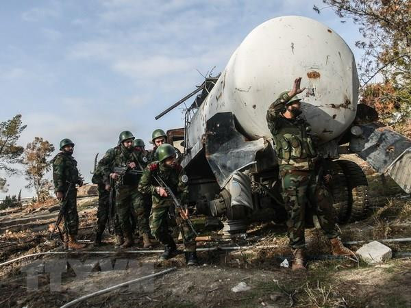 Tổ chức thánh chiến sát hại hàng chục binh sỹ Chính phủ Syria ảnh 1