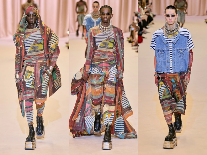 Sự nổi loạn và phá cách đặc trưng trong bộ sưu tập mới của Balmain ảnh 2