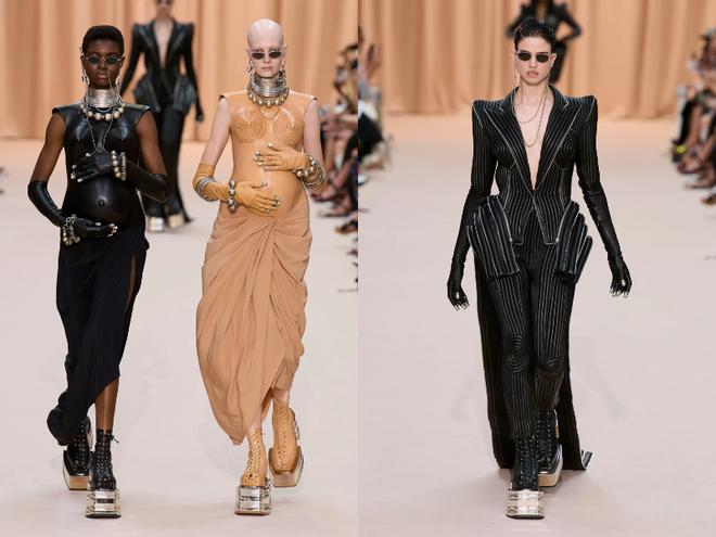 Sự nổi loạn và phá cách đặc trưng trong bộ sưu tập mới của Balmain ảnh 11