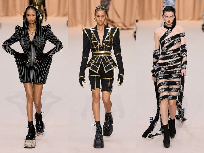 Sự nổi loạn và phá cách đặc trưng trong bộ sưu tập mới của Balmain ảnh 12