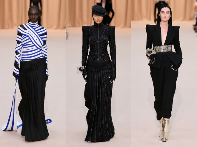 Sự nổi loạn và phá cách đặc trưng trong bộ sưu tập mới của Balmain ảnh 13