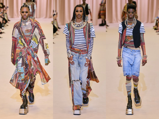 Sự nổi loạn và phá cách đặc trưng trong bộ sưu tập mới của Balmain ảnh 4