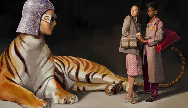 Gucci "hớp hồn" với bộ sưu tập "Một thế giới tưởng tượng không tưởng" ảnh 12