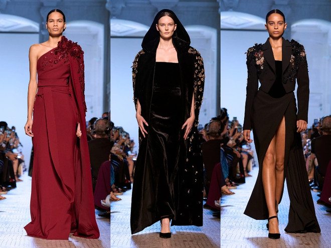 Elie Saab Thu Đông 2023: Dấn ấn thời trang huy hoàng thời Trung cổ ảnh 8