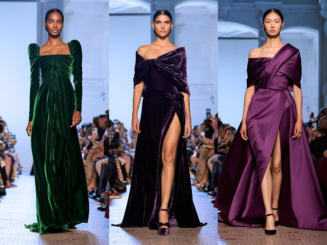 Elie Saab Thu Đông 2023: Dấn ấn thời trang huy hoàng thời Trung cổ ảnh 16