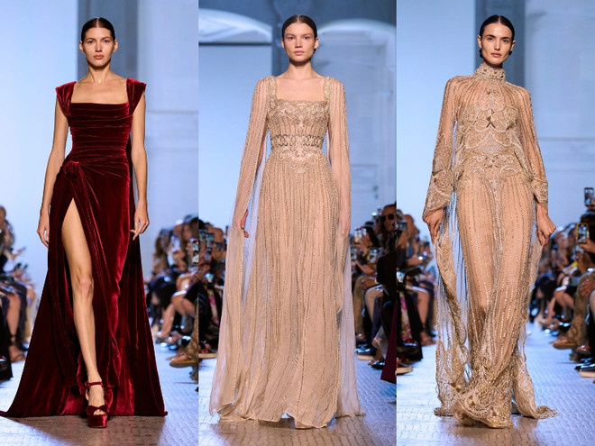 Elie Saab Thu Đông 2023: Dấn ấn thời trang huy hoàng thời Trung cổ ảnh 22