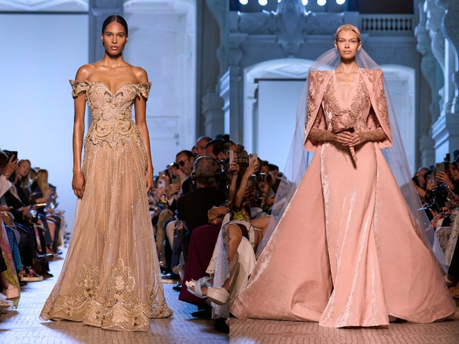 Elie Saab Thu Đông 2023: Dấn ấn thời trang huy hoàng thời Trung cổ ảnh 24