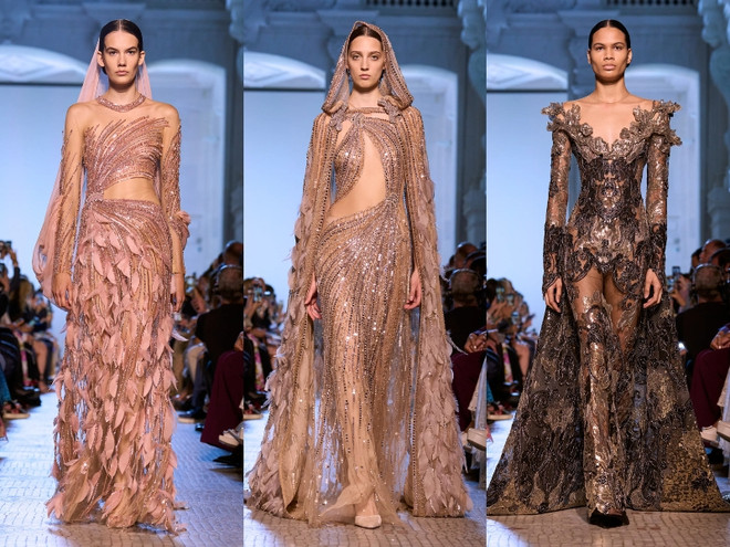 Elie Saab Thu Đông 2023: Dấn ấn thời trang huy hoàng thời Trung cổ ảnh 19