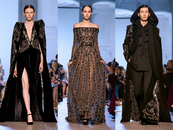 Elie Saab Thu Đông 2023: Dấn ấn thời trang huy hoàng thời Trung cổ ảnh 5
