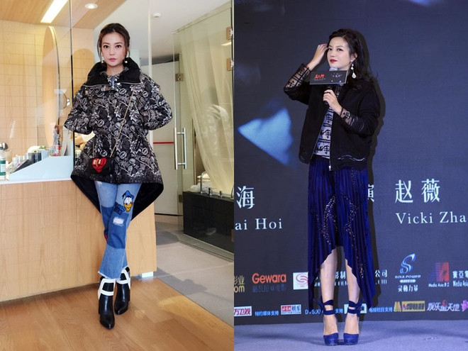 Nhờ giảm 15kg, Triệu Vy “lột xác” thành sao nữ sành điệu ở tuổi 42 ảnh 3