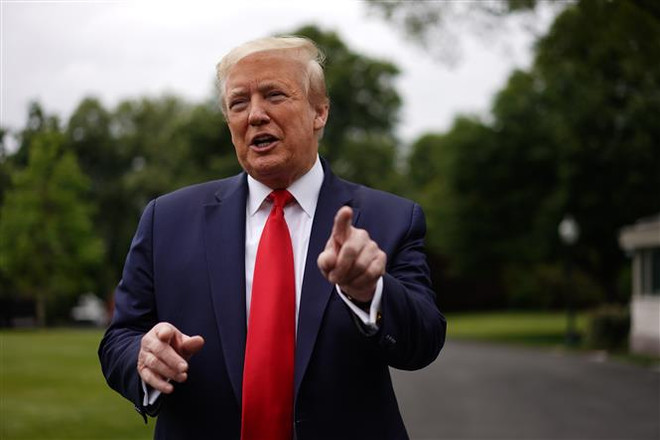 Ông Donald Trump. (Ảnh: AFP/TTXVN) Cựu Tổng thống Mỹ Donald Trump tuyên bố hợp tác với cơ quan điều tra ảnh 1