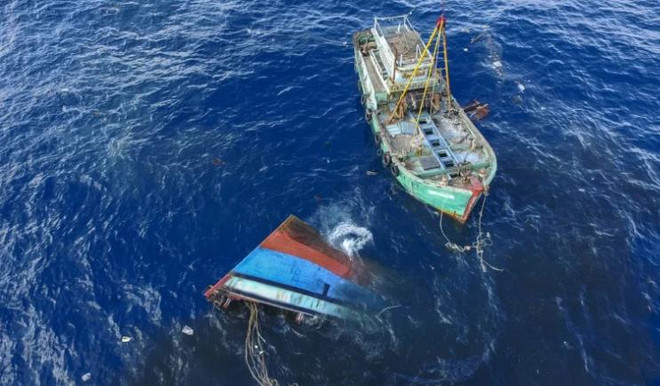 Ảnh minh họa. (Nguồn: smh.com.au) Indonesia thay đổi chính sách xử lý với tàu cá nước ngoài bị bắt giữ ảnh 1