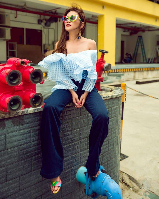 Ngắm Chi Pu, Tăng Thanh Hà phủ hoa xuống phố tuần này ảnh 11