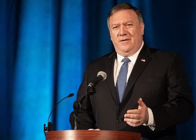 Ngoại trưởng Mỹ Mike Pompeo tại cuộc họp báo ở Washington, DC. (Ảnh: AFP/TTXVN) Ngoại trưởng Pompeo: Thượng đỉnh Mỹ-Triều lần 2 được tổ chức ở châu Á ảnh 1