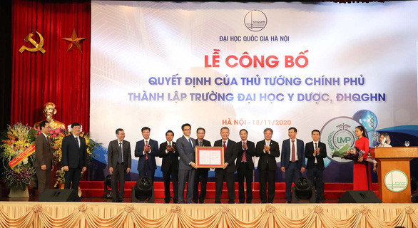 Công bố quyết định lập Đại học Y Dược thuộc Đại học Quốc gia Hà Nội ảnh 1