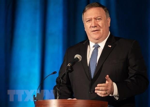 Ngoại trưởng Mỹ Mike Pompeo. (Nguồn: AFP/TTXVN) Ngoại trưởng Mỹ nhận định về đàm phán cấp chuyên viên với Triều ảnh 1