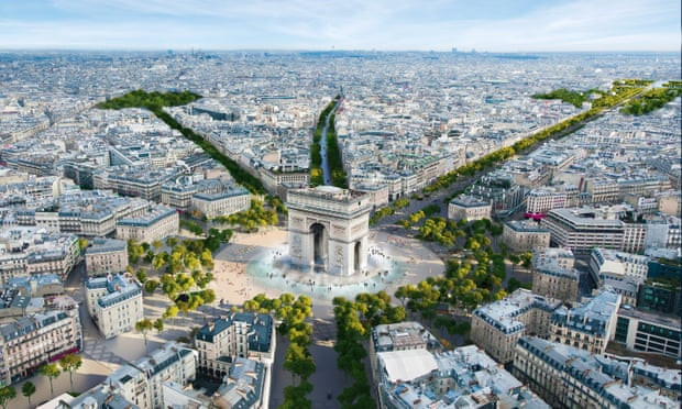 Pháp: Thủ đô Paris triển khai dự án phủ xanh đại lộ Champs-Elysees ảnh 1
