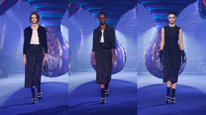 Dior Thu Đông 2023: Những đóa hồng mỏng manh mà đầy kiêu hãnh ảnh 5