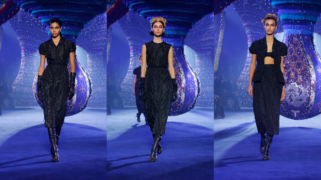 Dior Thu Đông 2023: Những đóa hồng mỏng manh mà đầy kiêu hãnh ảnh 32