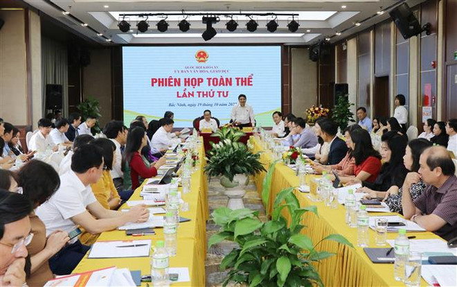 Phiên họp toàn thể lần thứ 4 Ủy ban Văn hóa, Giáo dục của Quốc hội ảnh 1