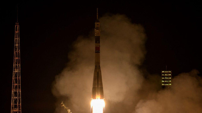 Nga phóng thành công tàu vũ trụ đưa các phi hành gia lên ISS ảnh 1