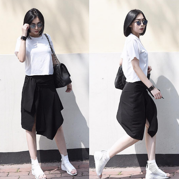 Trang phục xuống phố ngày Hè oi ả của các tín đồ thời trang Việt ảnh 6