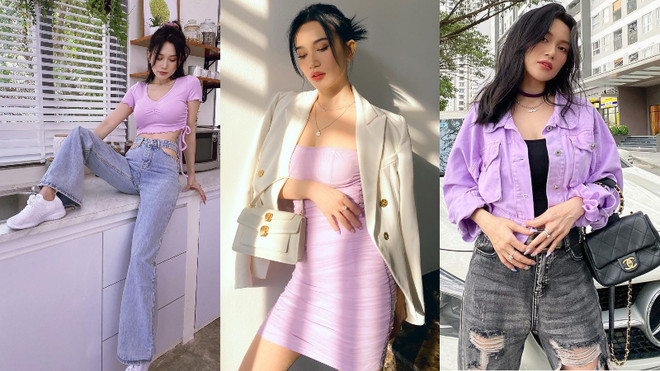 Học cách phối tím lilac cho trang phục ngày Hè từ mỹ nhân Việt ảnh 4