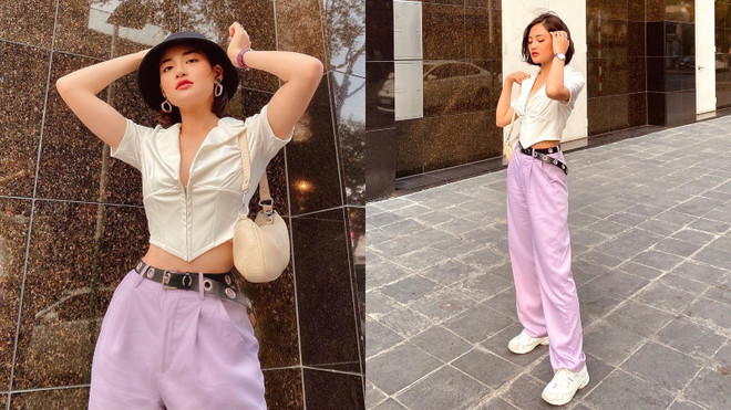 Học cách phối tím lilac cho trang phục ngày Hè từ mỹ nhân Việt ảnh 11