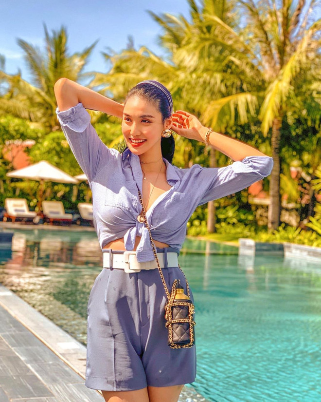 Học cách phối tím lilac cho trang phục ngày Hè từ mỹ nhân Việt ảnh 9