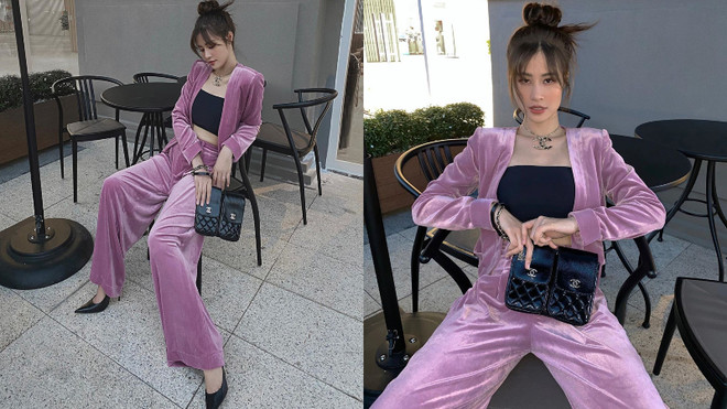 Học cách phối tím lilac cho trang phục ngày Hè từ mỹ nhân Việt ảnh 5